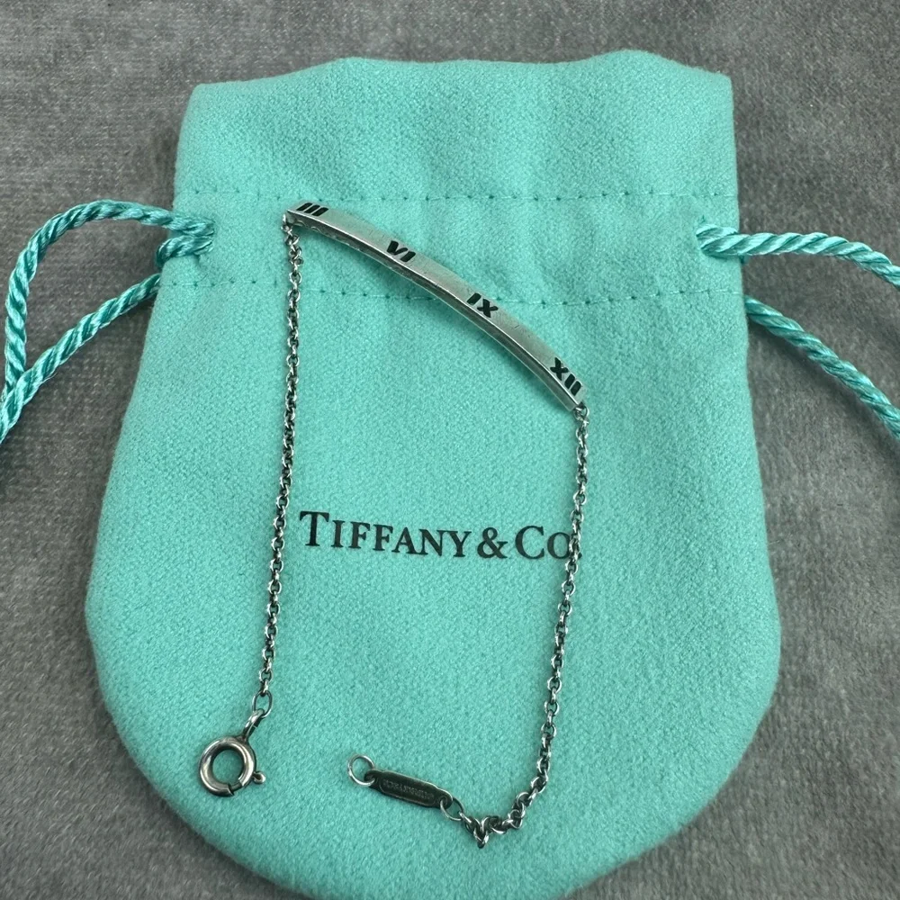 Tiffany & Co Sterling 925 Silver Atlas Bracelet - Picture 2 of 7